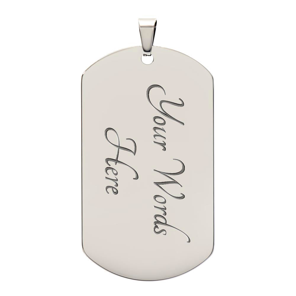 Luxury Dog Tag Necklace